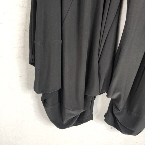 John Mark Pants Womens XL Black Slinky Travel Knit Mod Asymetric Stretch NEW - Picture 15 of 16